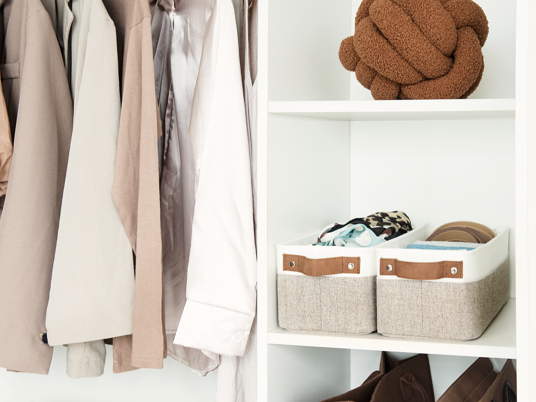 Narrow Storage Bins, Small Baskets for Organizing