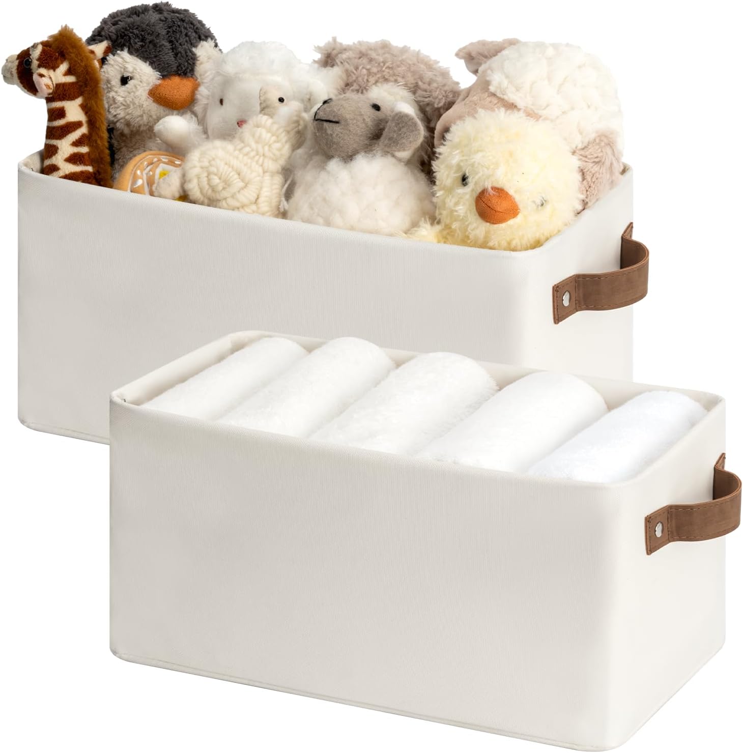 Narrow Storage Bins, Small Baskets for Organizing