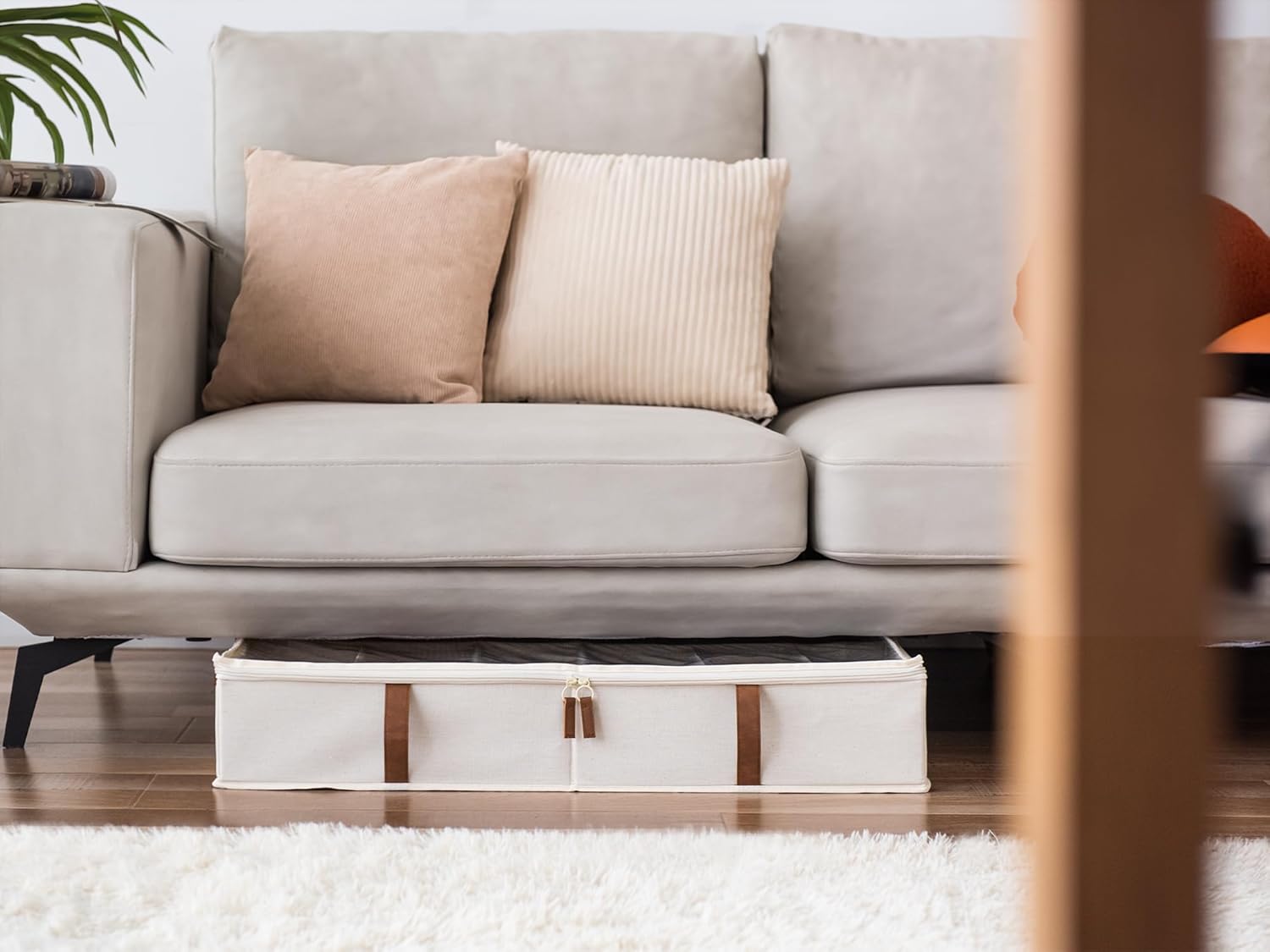 Under Bed Shoe Organizer for Closet, 2-Pack