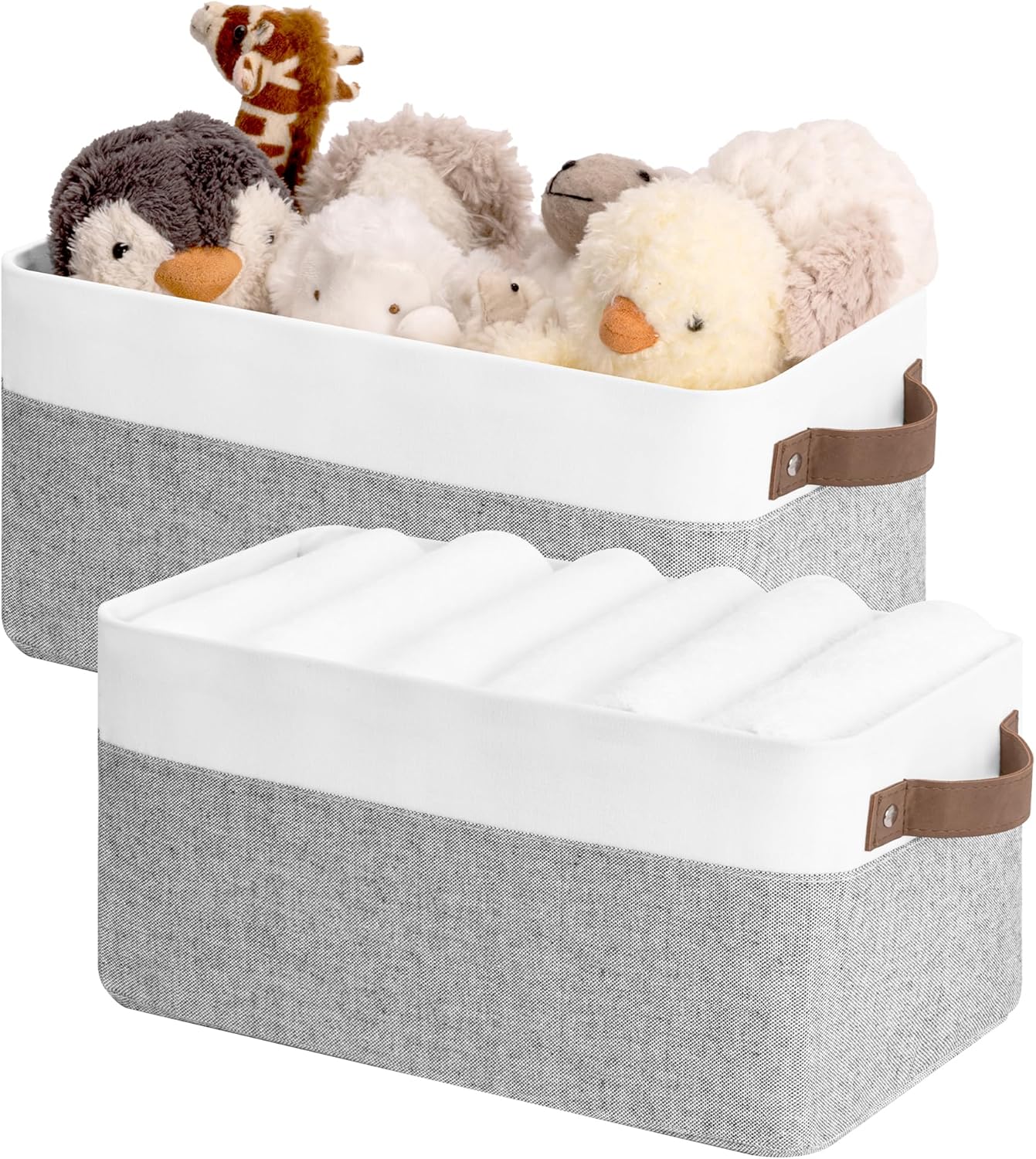 Narrow Storage Bins, Small Baskets for Organizing