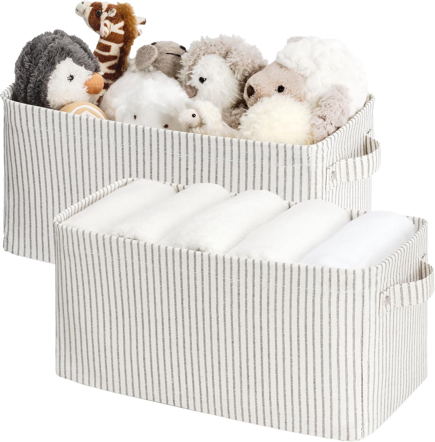 Narrow Storage Bins, Small Baskets for Organizing
