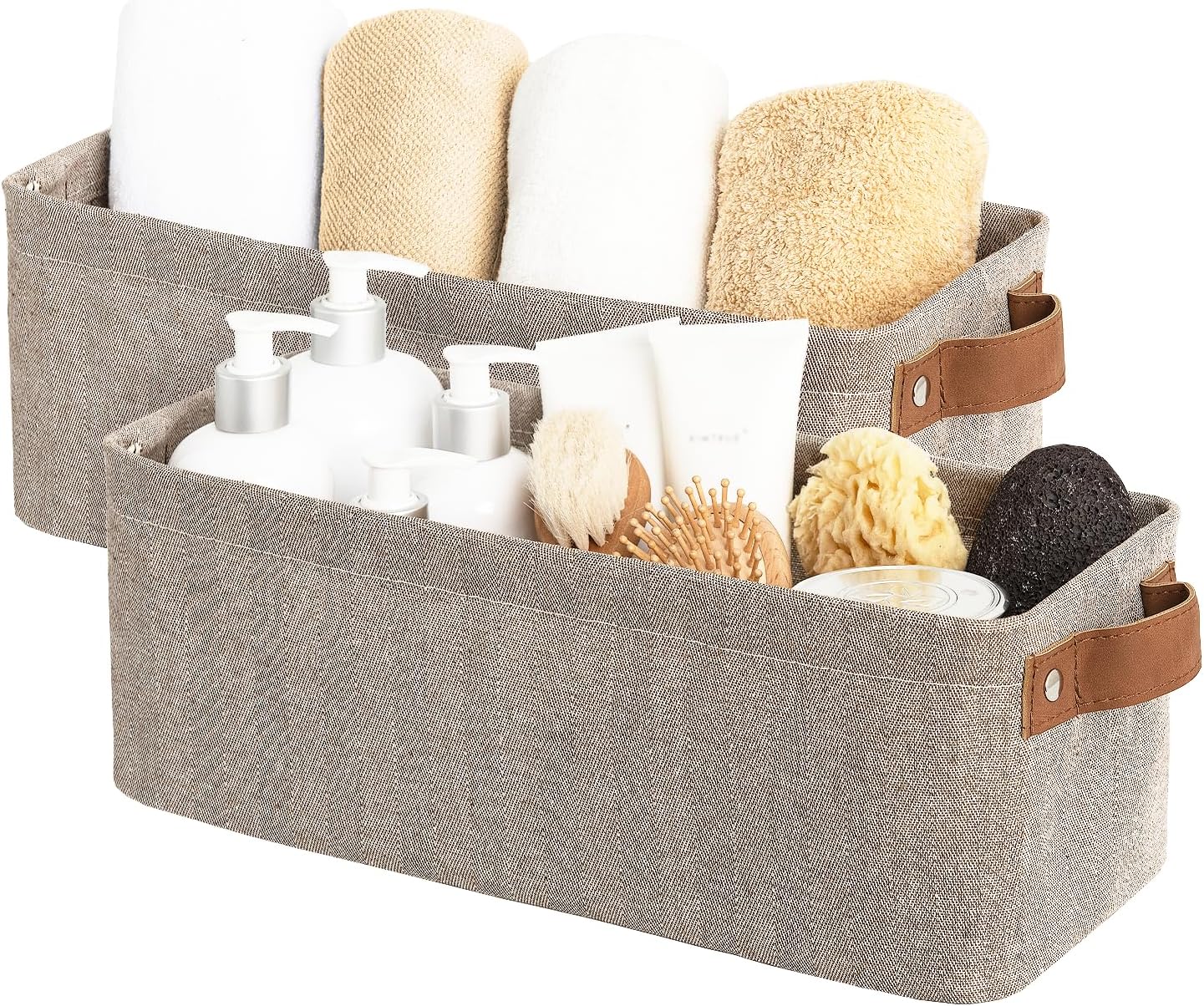 Narrow Storage Bins, Small Baskets for Organizing