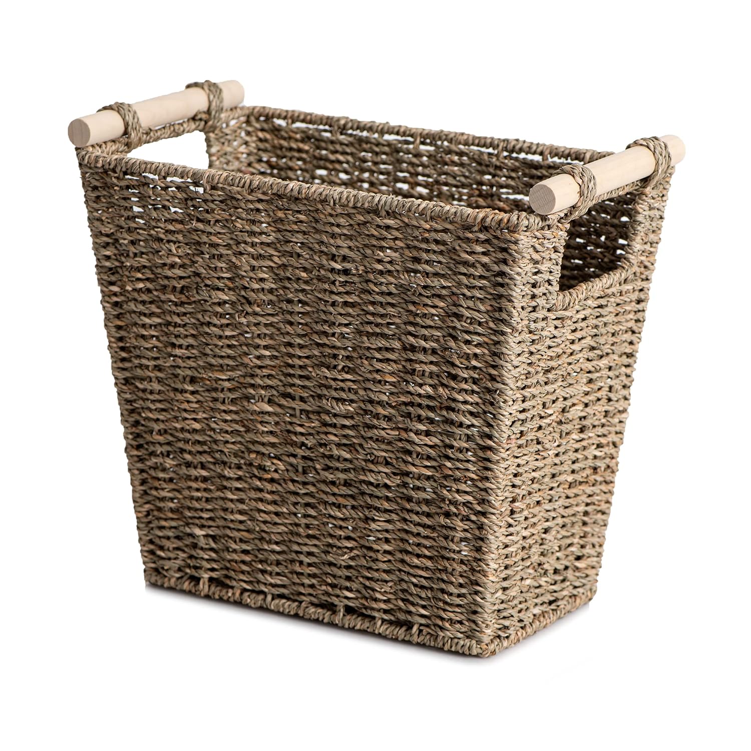 Waste Paper Baskets with Wooden Handles