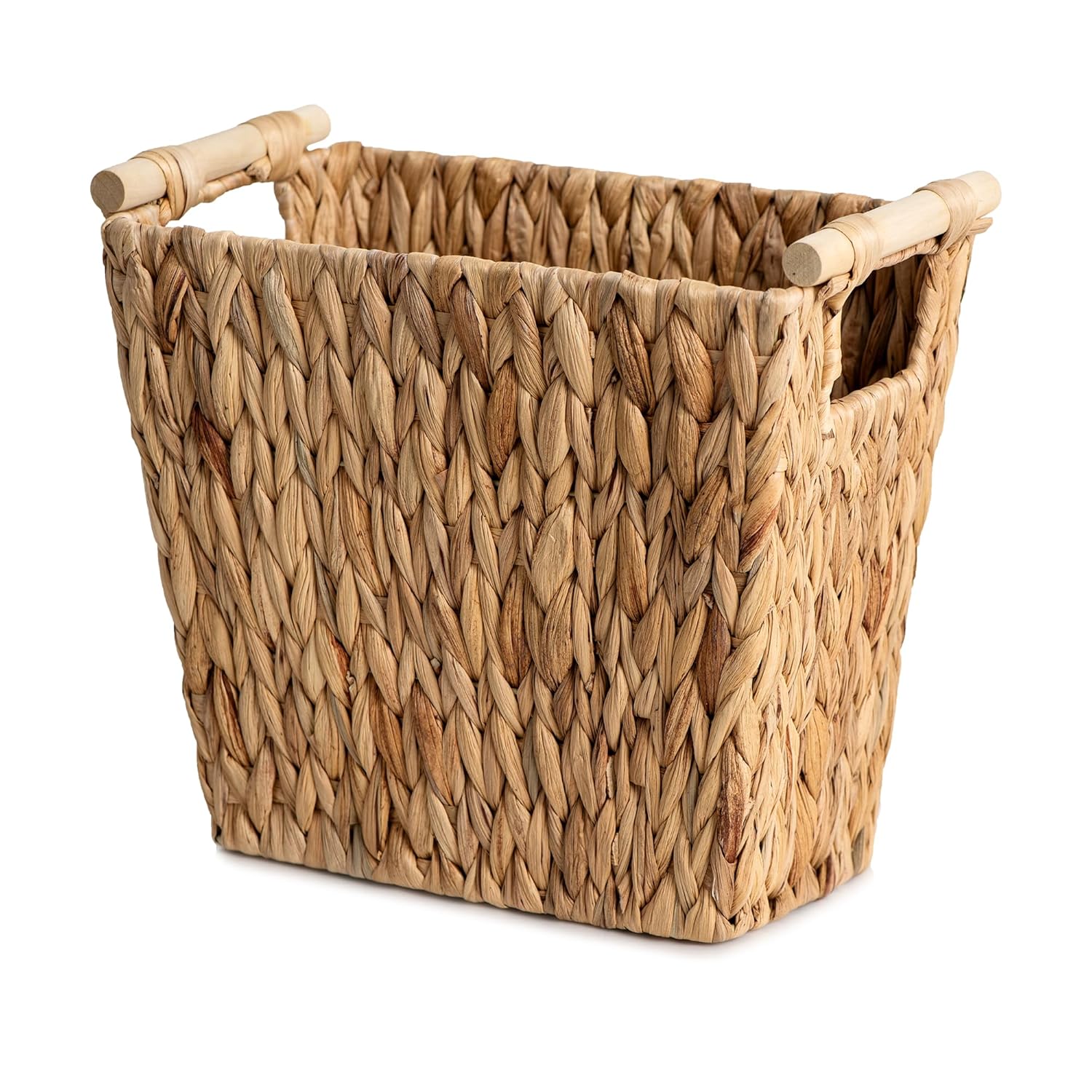 Waste Paper Baskets with Wooden Handles