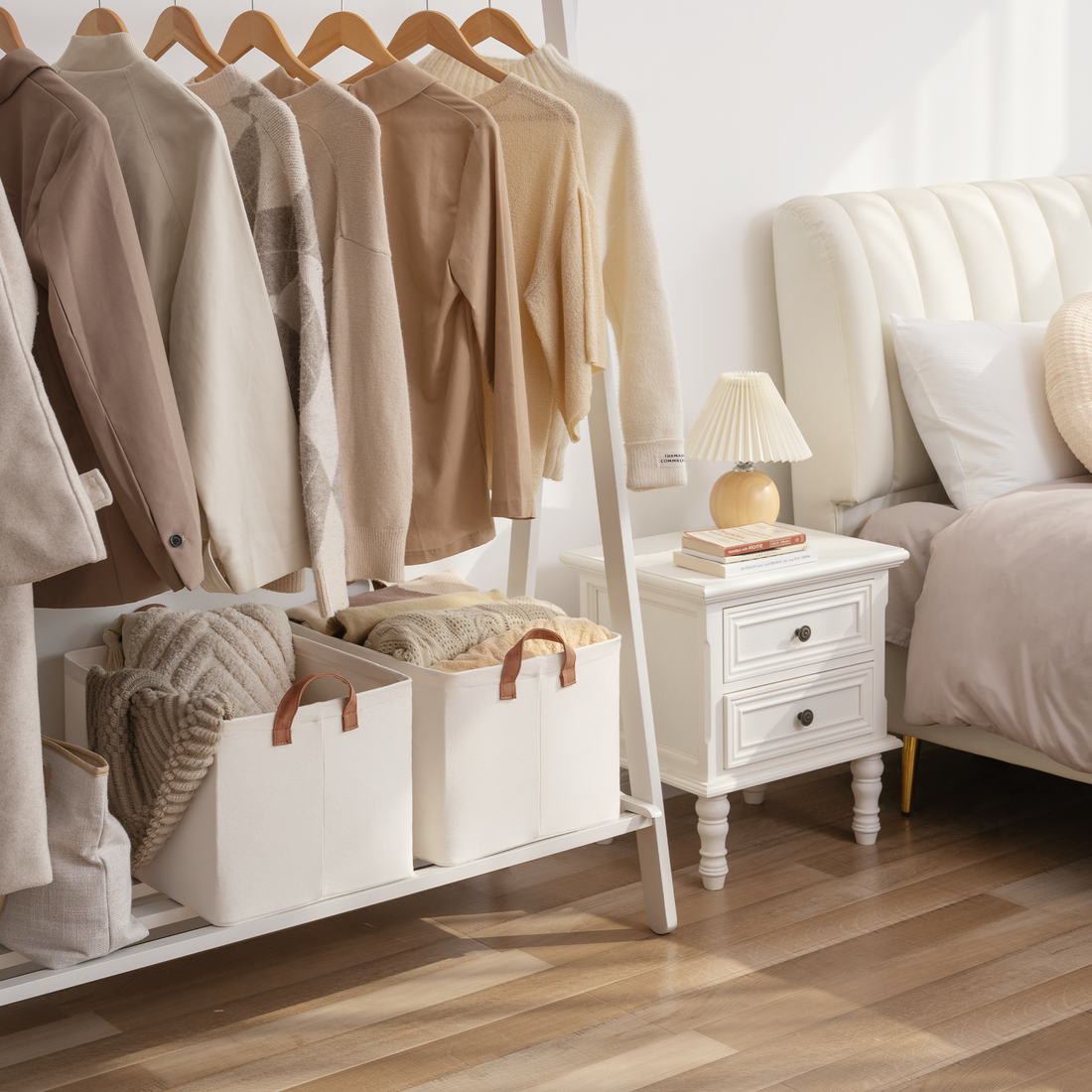 Storage Bins, Shelves Baskets for Organizing, 2 Pack