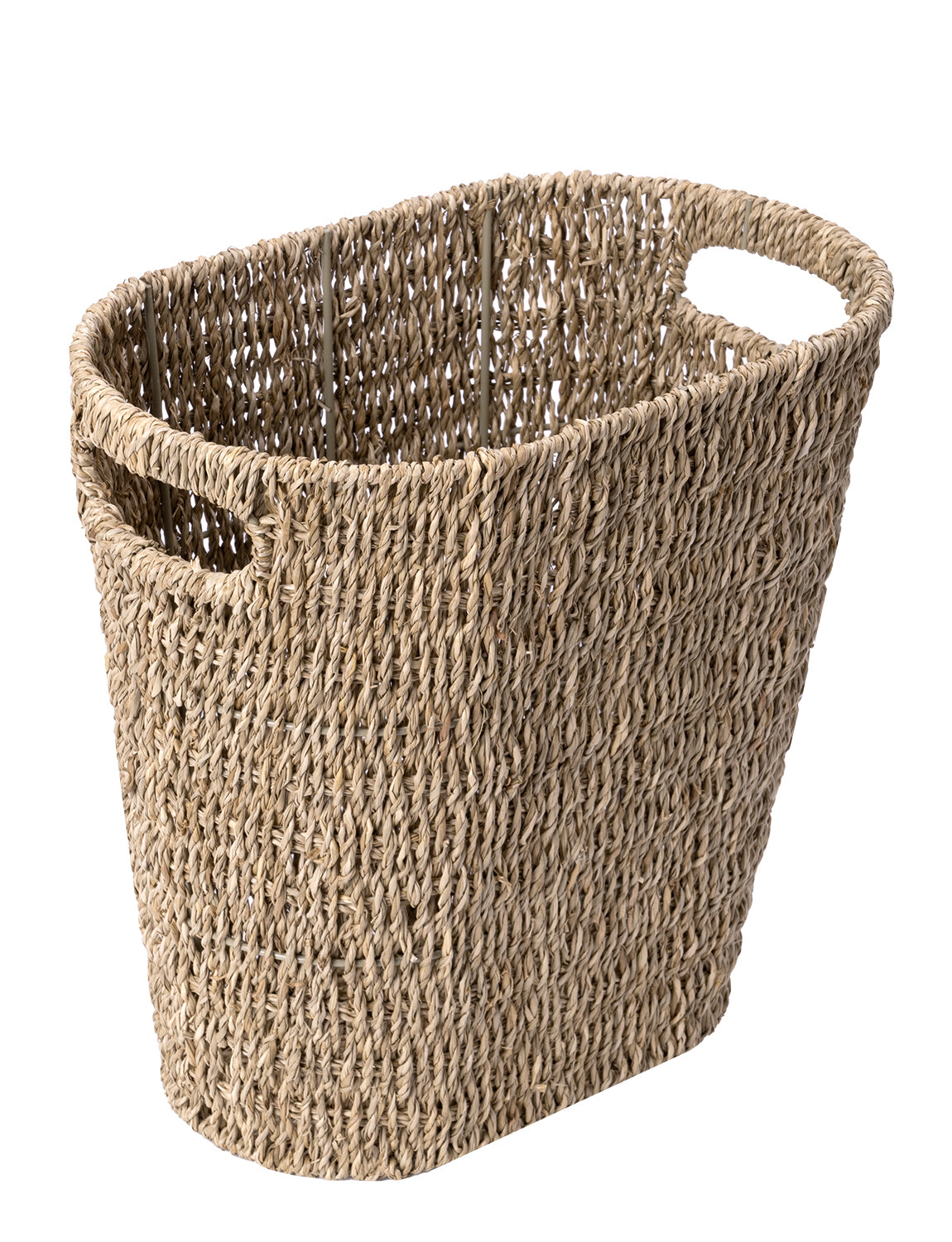 Wicker Garbage Can for Bedroom, Bathroom