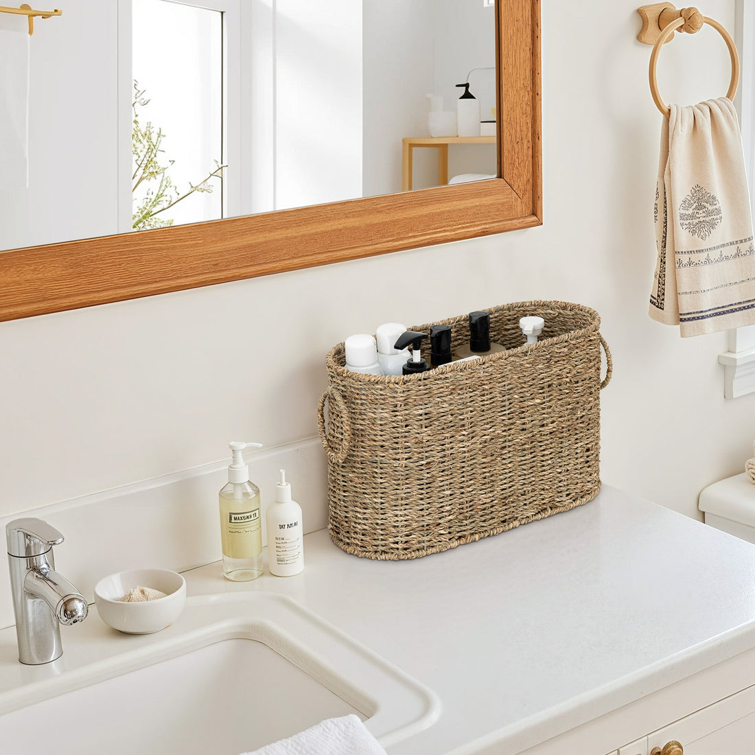 Toilet Paper Storage Holder for 6 Regular Rolls