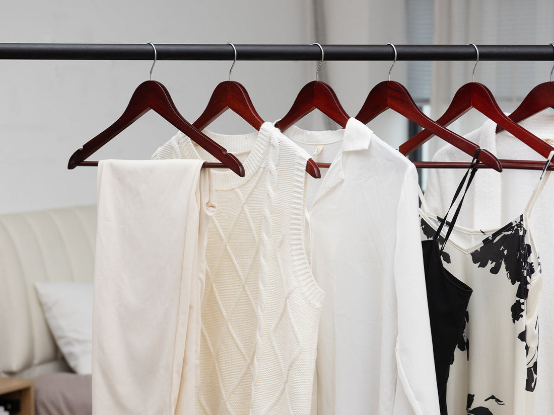 Wooden Hangers for Coats, Shirts, Jackets, Pants, Suits