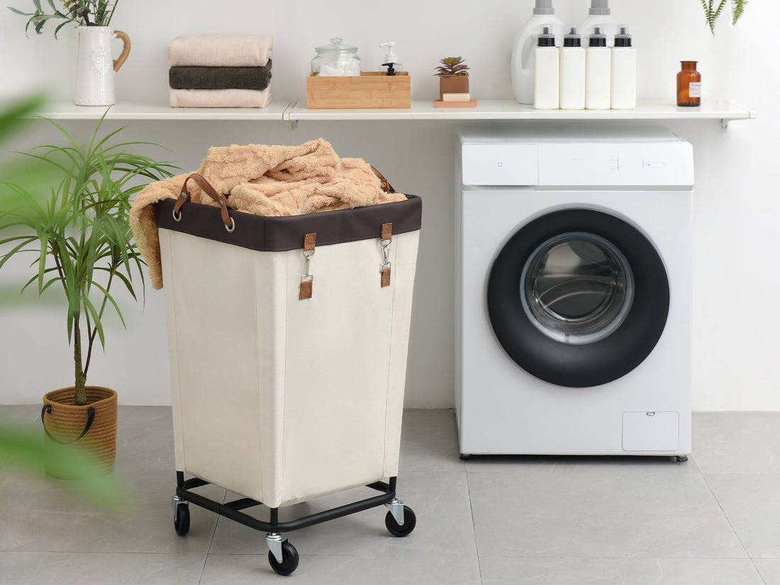Laundry Basket with Wheels, 1 Pack